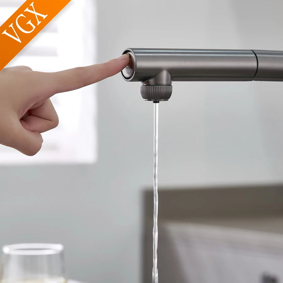 Vgx Gold Faucet Dual Spout Pure Drinking Water