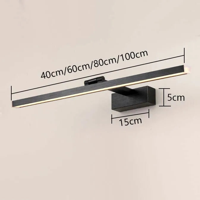 Led Modern Acrylic Wall Lamp White Black Mirror