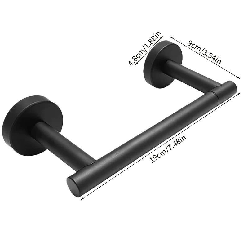 Stainless Steel Toilet Paper Holder Wall Mounted Toilet