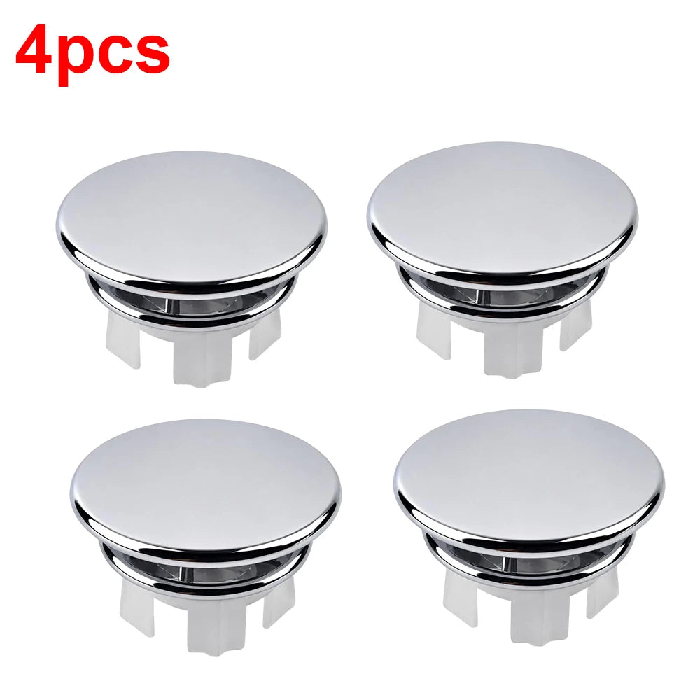 1-20pcs Round Basin Overflow Cap Sink Drain Cover