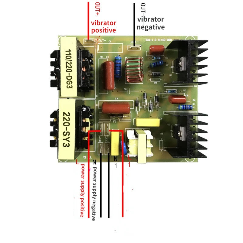 Diy Ultrasonic Cleaner Replacement Kit 2/6 5l Board