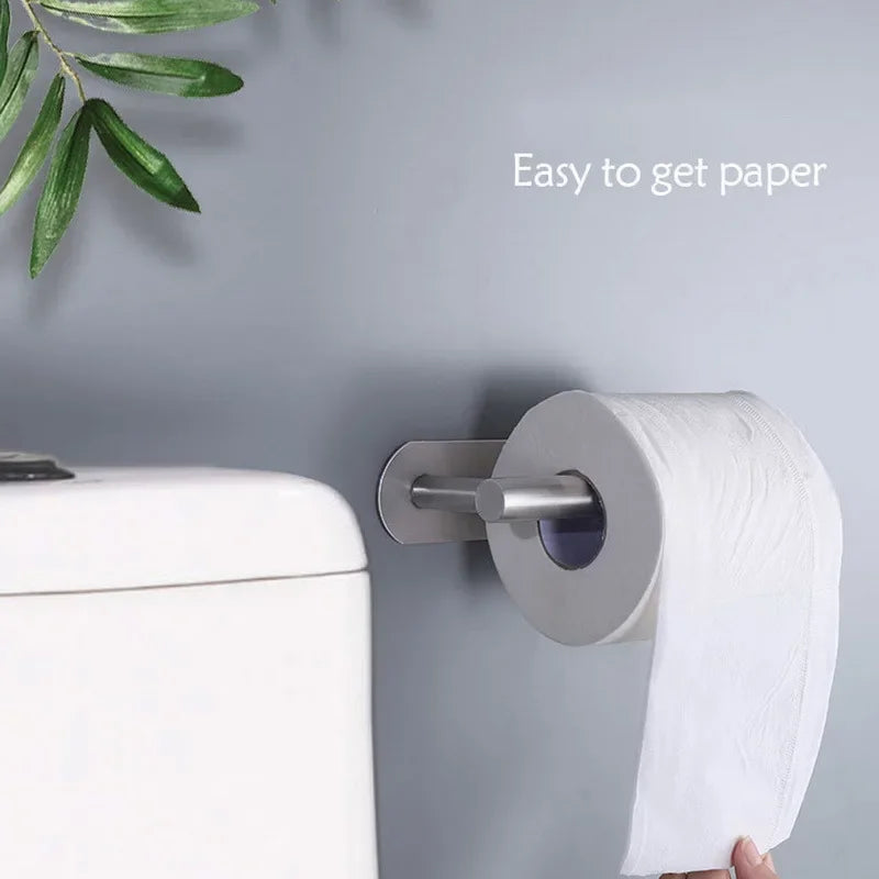 304 Stainless Steel Bathroom Matte Black Toilet Paper
