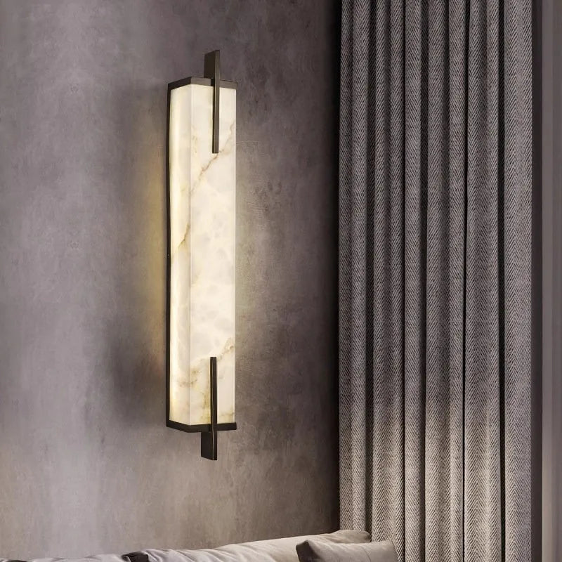 Alabaster Wall Sconces Lamp Natural Marble Wall Sconces