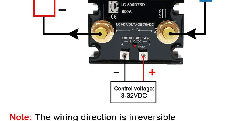 Lctc Dc Control Dc Solid State Relay 500a