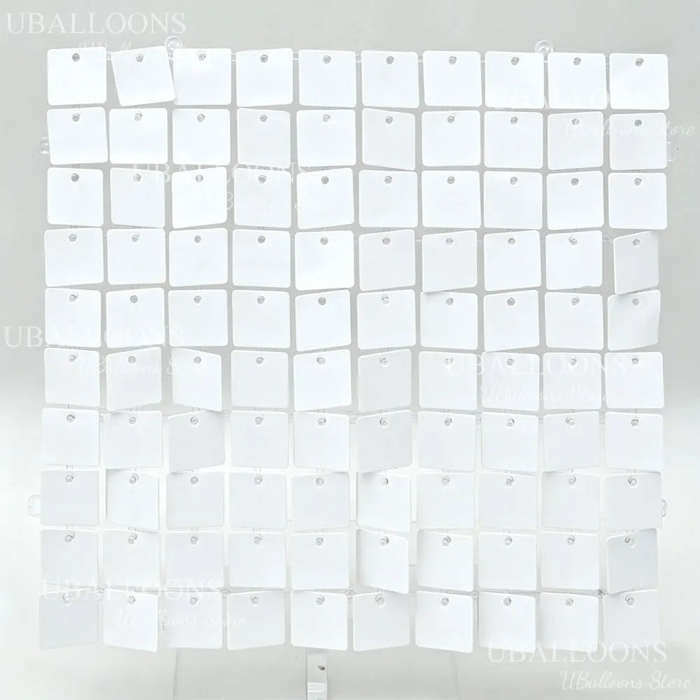 49pcs Champagne Gold Shimmer Wall Panels 7x7ft Matte