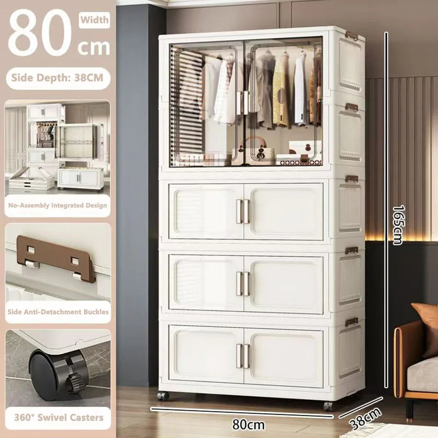 Multi-Functional Folding Storage Cabinet Office Bathroom