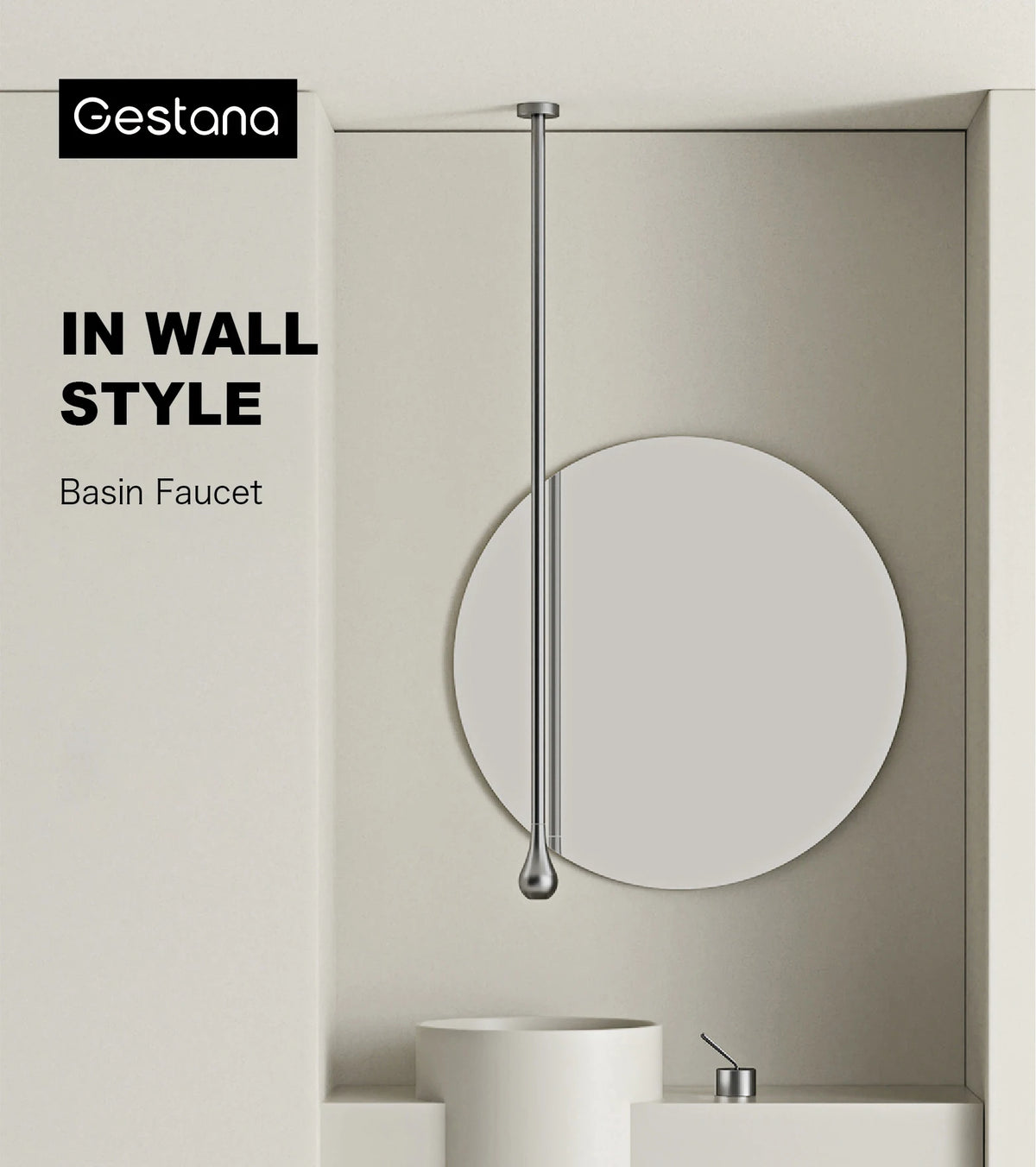 Luxury Matte Black Brass Ceiling Style Water Outlet