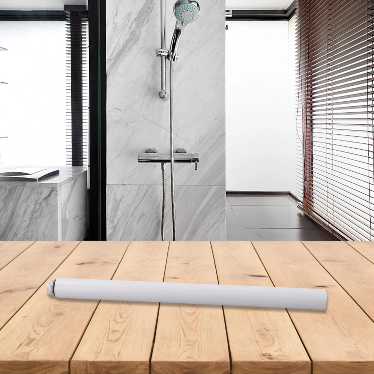 30cm Shower Extender Bathtub Shower System Round Extension