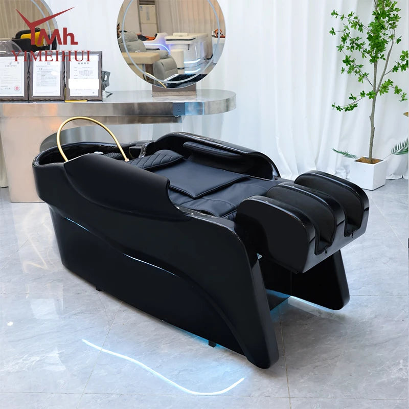 Barbershop Salon Furniture Ceramic Wash Basin Head Spa