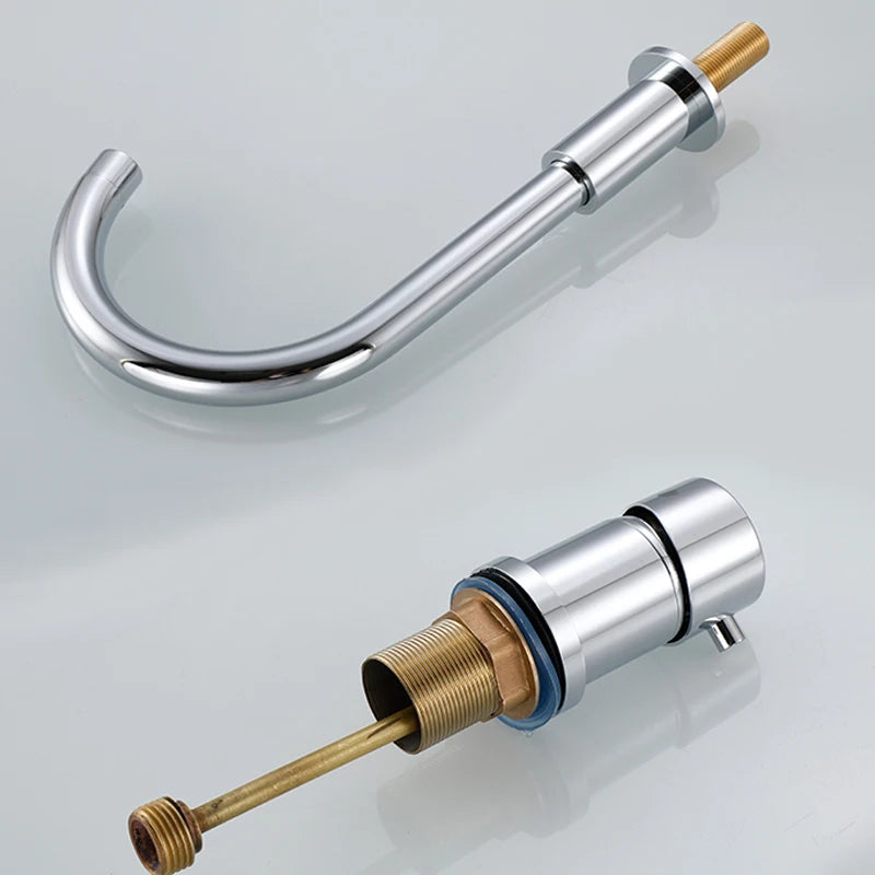 4pcs Brass Bathroom Bathtub Faucet Bath Faucet Deck