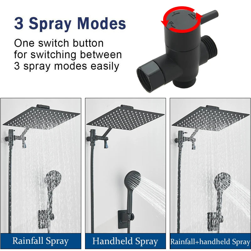 Concealed Shower Two-In-One Shower Shower Long Hose 8/10-Inch