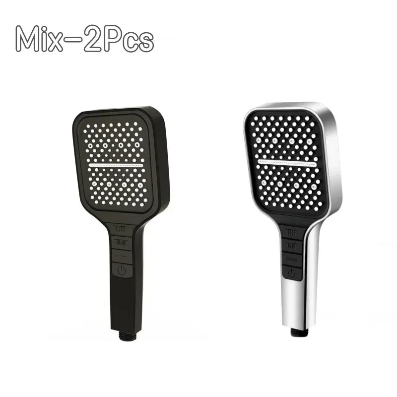 1-4pcs High Quality Bathroom High Pressure Rain Shower