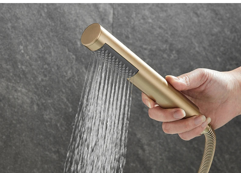 Ellen Bathtub Faucets Holes Black Cold Bath Shower
