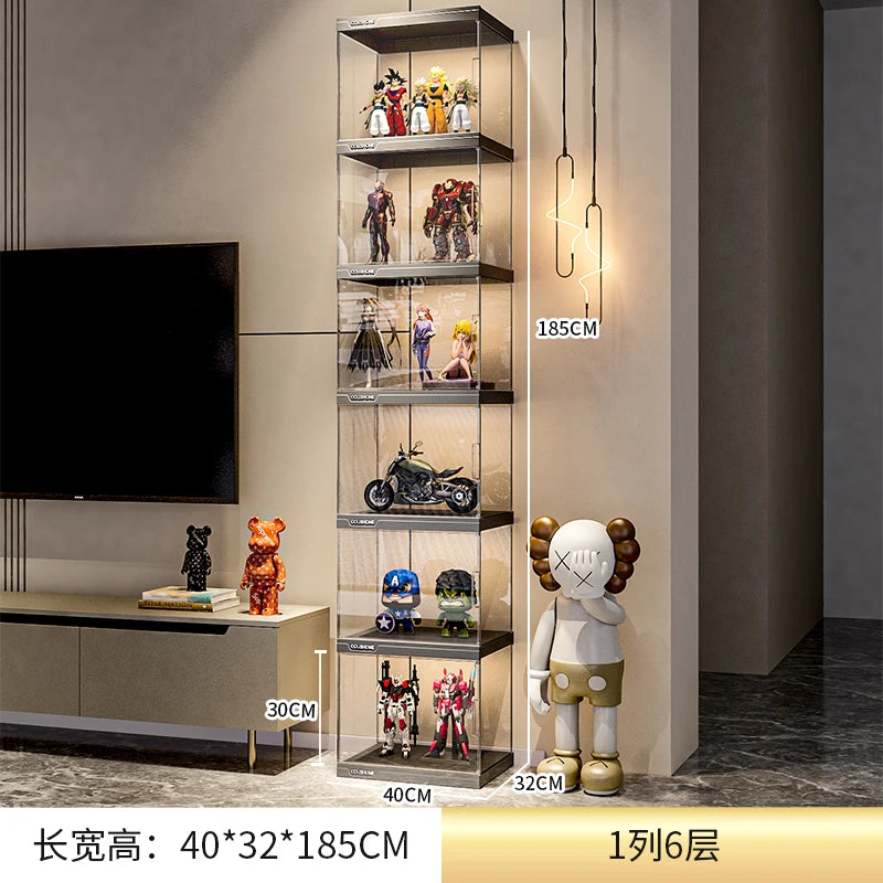 Vanity Luxury Living Room Cabinets Corner Display Storage