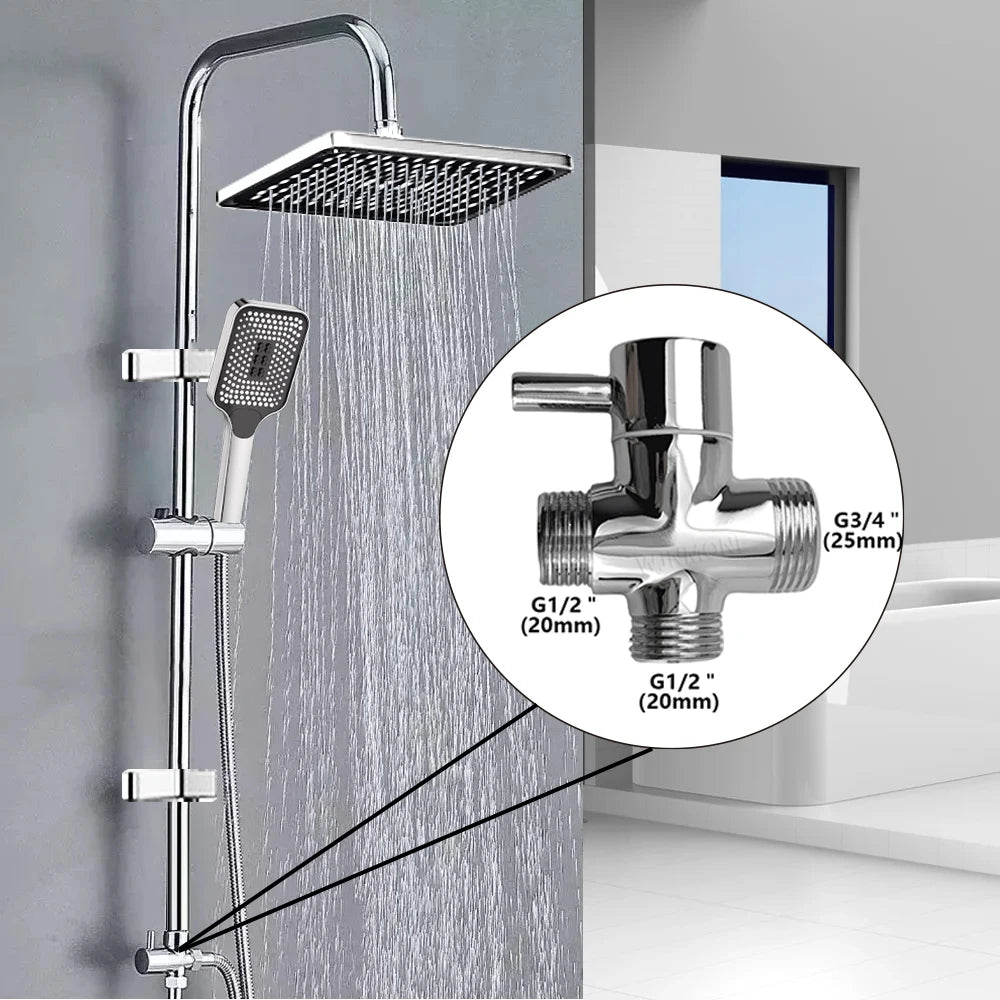 Split Shower Column Bathroom Faucet Cold Mixer Water