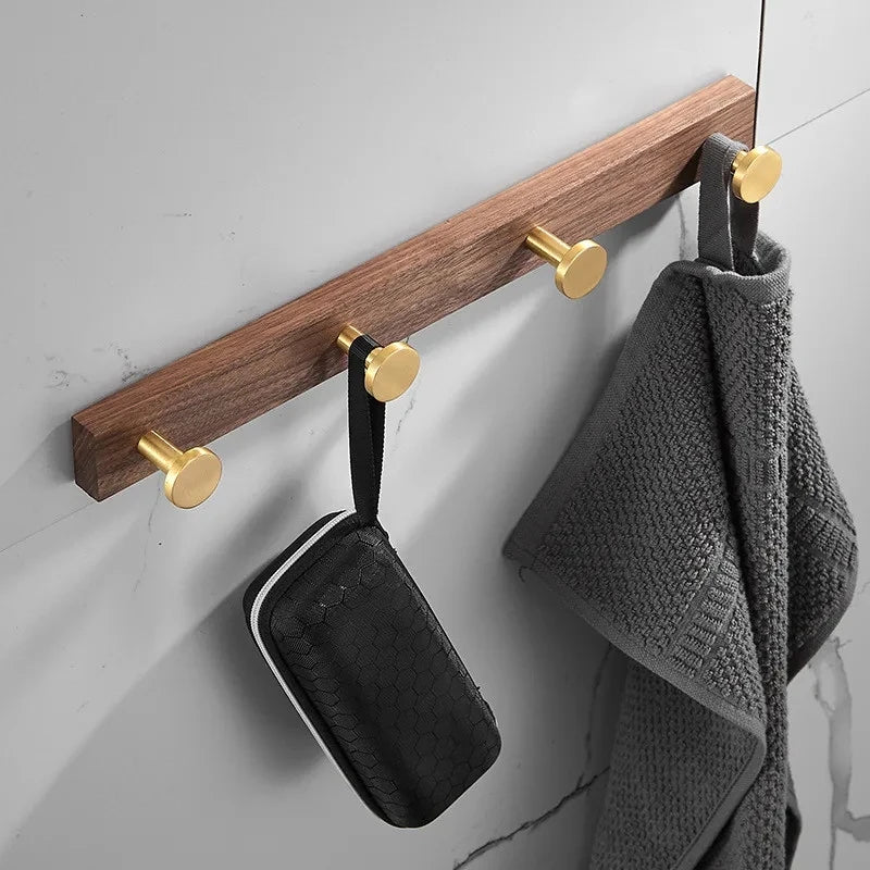 Tuqiu Robe Hook Clothes Hook Towel Hanger Wood