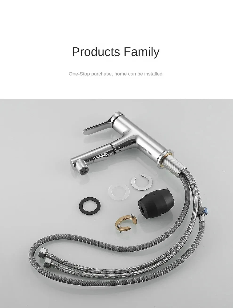 Bathroom Sink Gargle Faucet Pull-Out Faucet Cold Water