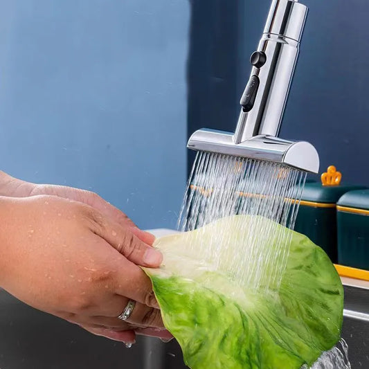 Modes Waterfall Faucet Extender Sprayer Head Filter Nozzle