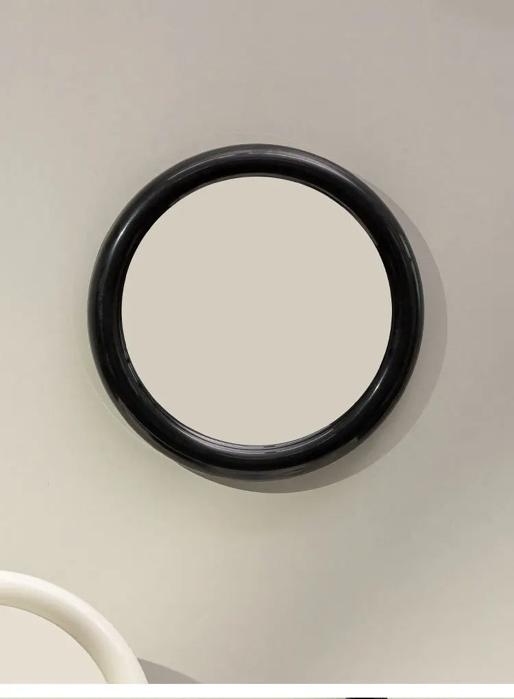 Nordic Round Glass Mirror Wall Mirror Desktop Mirror