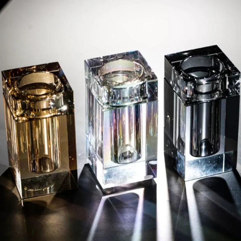 Light Luxury Crystal Glass Bathroom High End Shampoo