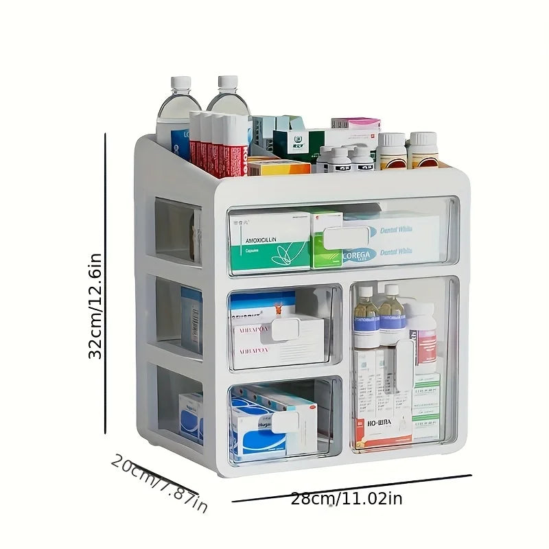 Medicine Cabinet Medicine Manager Drawer Type Large-Capacity