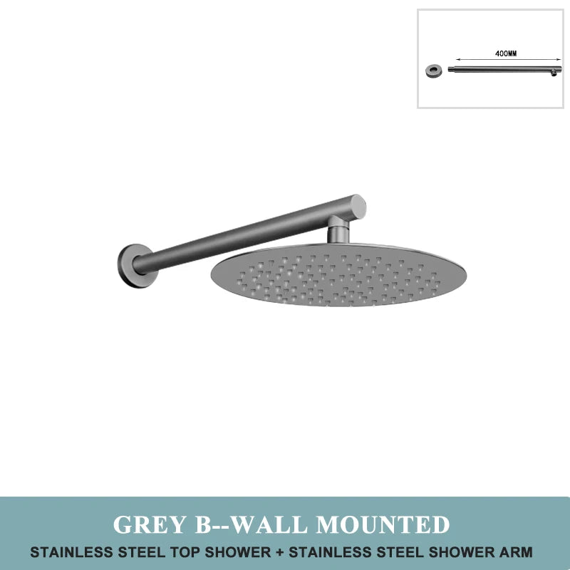 White Black Gold High Quality 8/10 Inch Stainless
