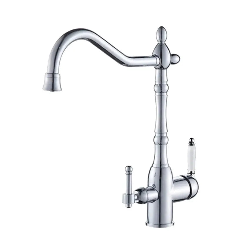 French Brass Light Luxury Three In One Pure