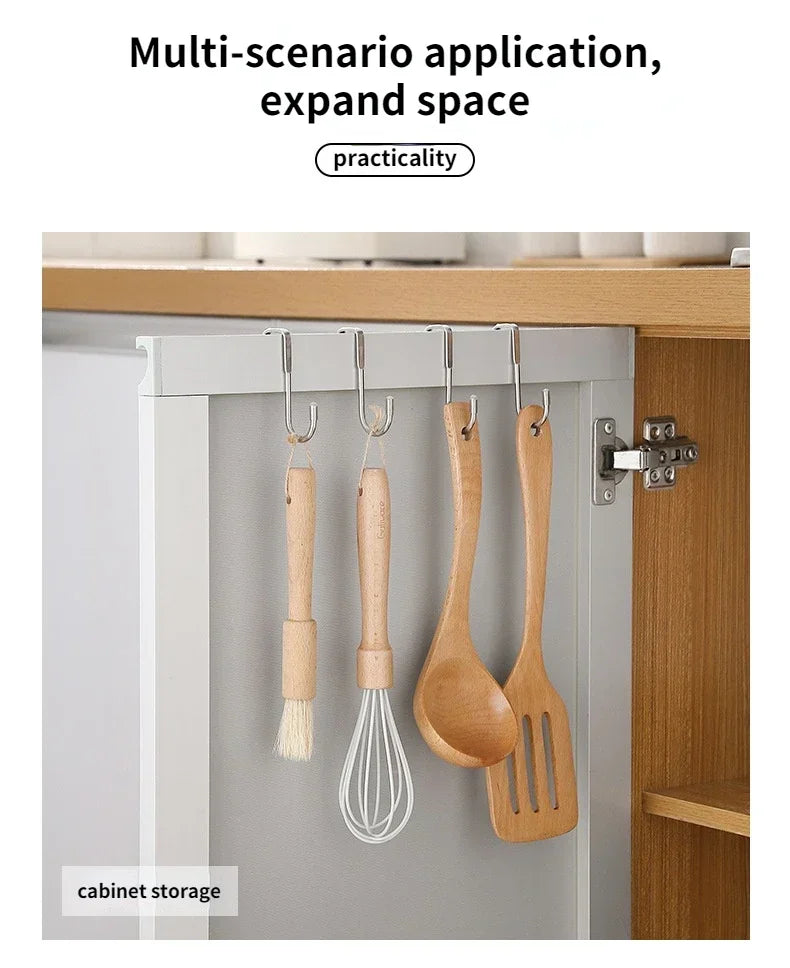 Stainless Steel Hook Double S-Shape Hook Punching Bathroom