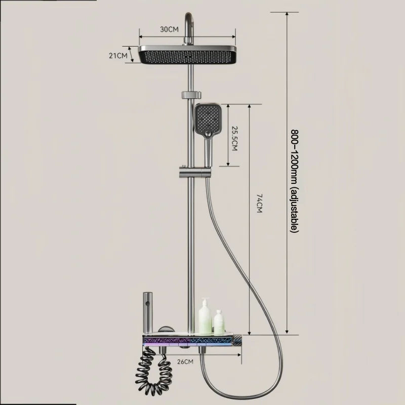 Ship Eu Shower System Bathroom Shower Bathtub Cold