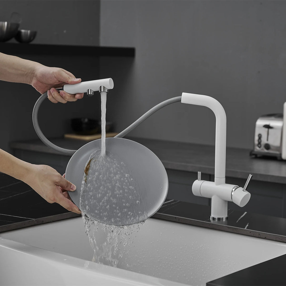 White Cold Filter Sink Faucets Ways Pure Water