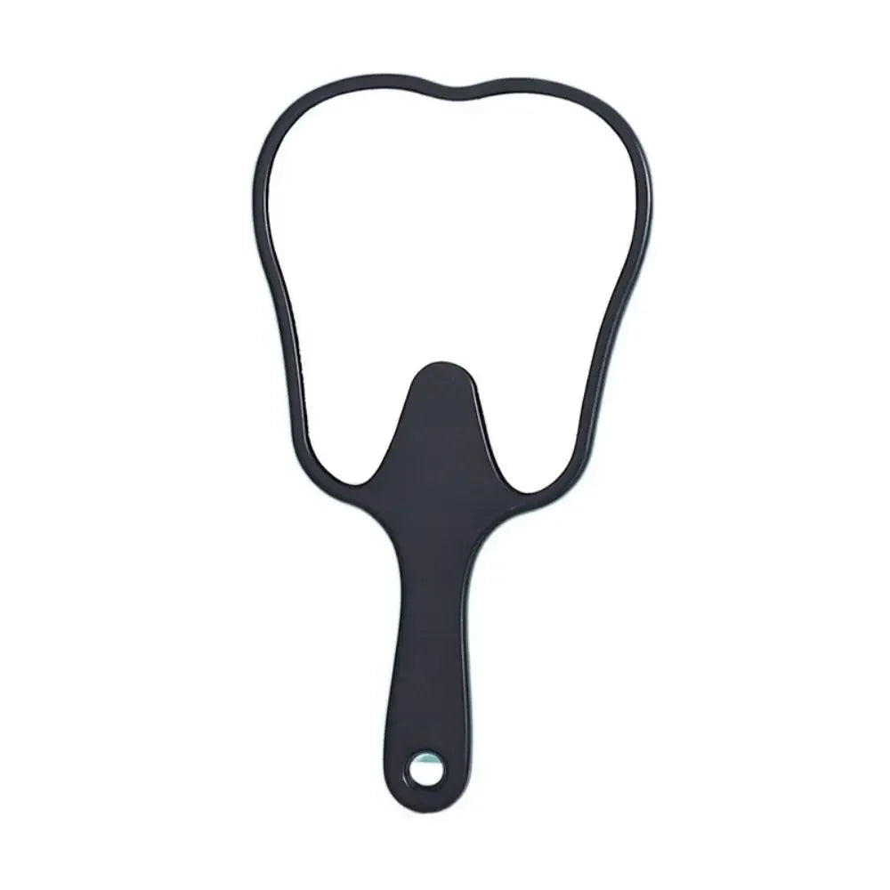 Plastic Tooth-Shaped Mirror Durable Lightweight High-Definition