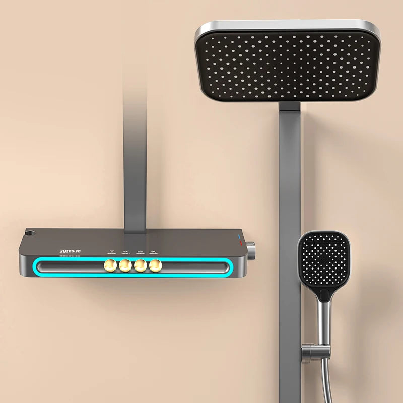 Chrome Piano Digital Bathroom Shower Cold Digital Bathroom