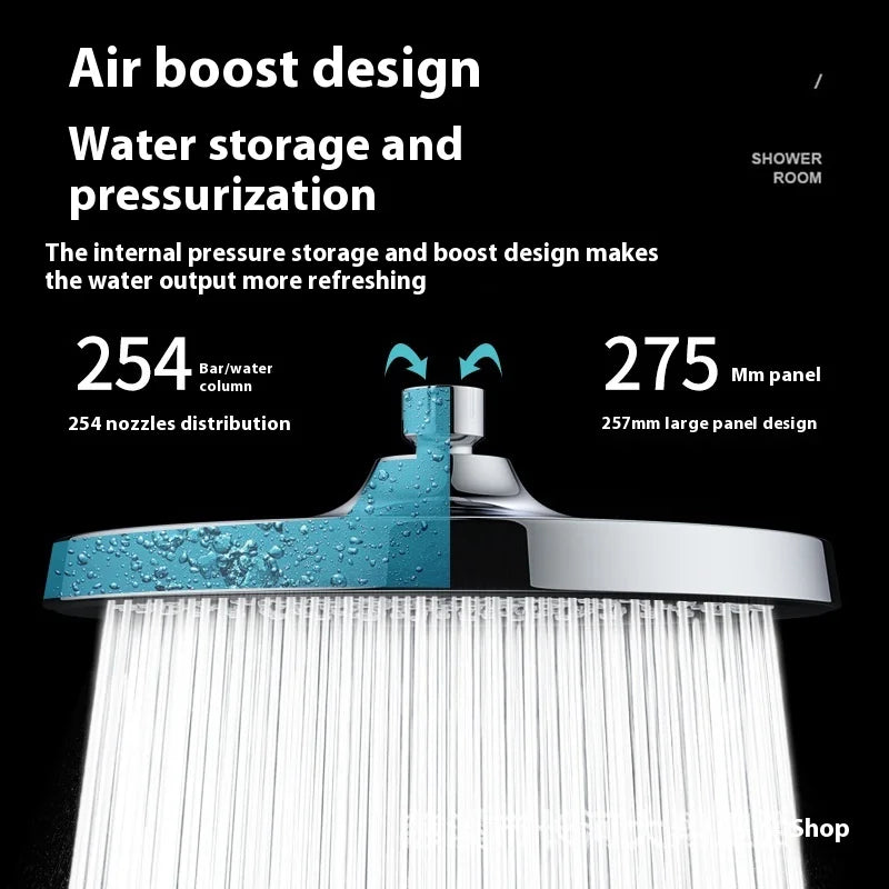 Super Pressurized Shower Top Spray Large Showerhead Bathroom