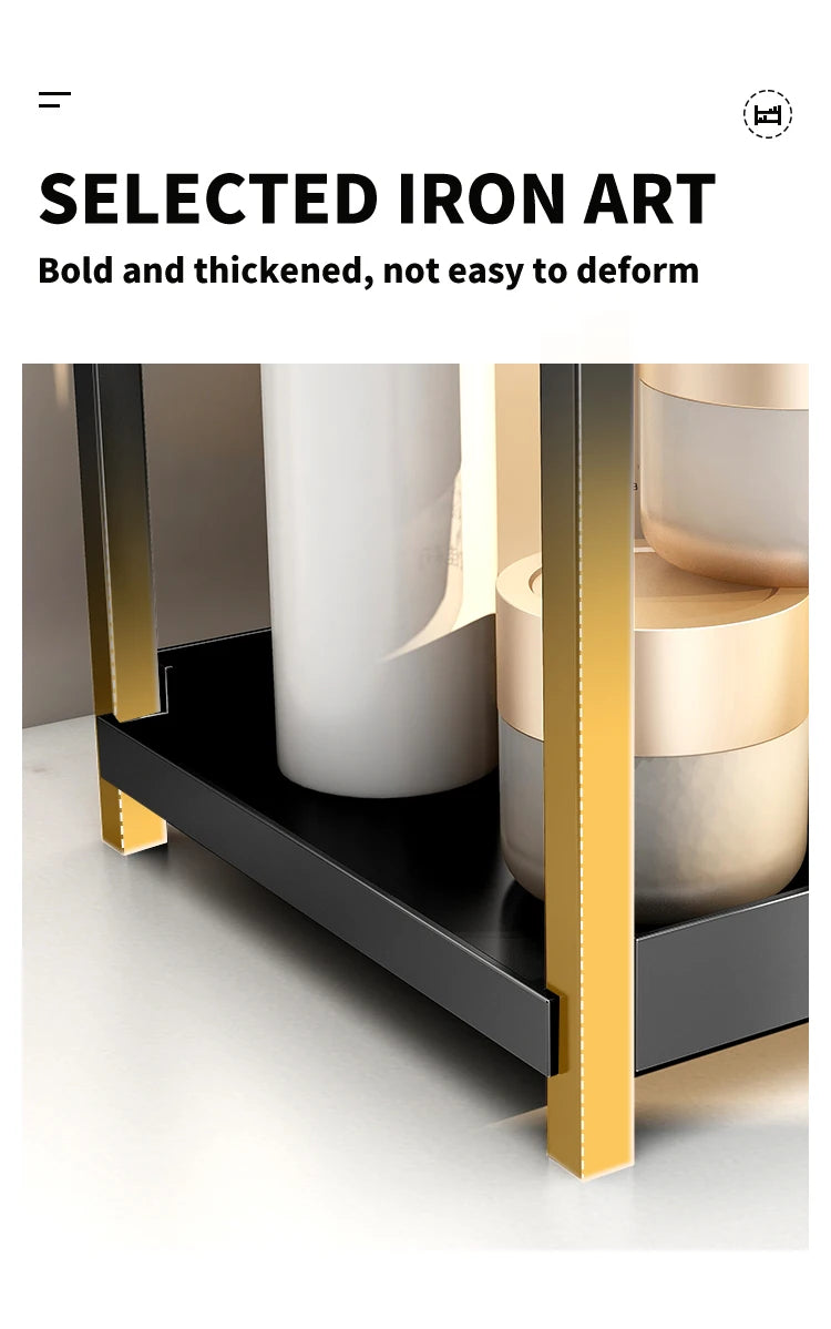 Tier Desktop Storage Rack Cosmetics Desk Office Stationery