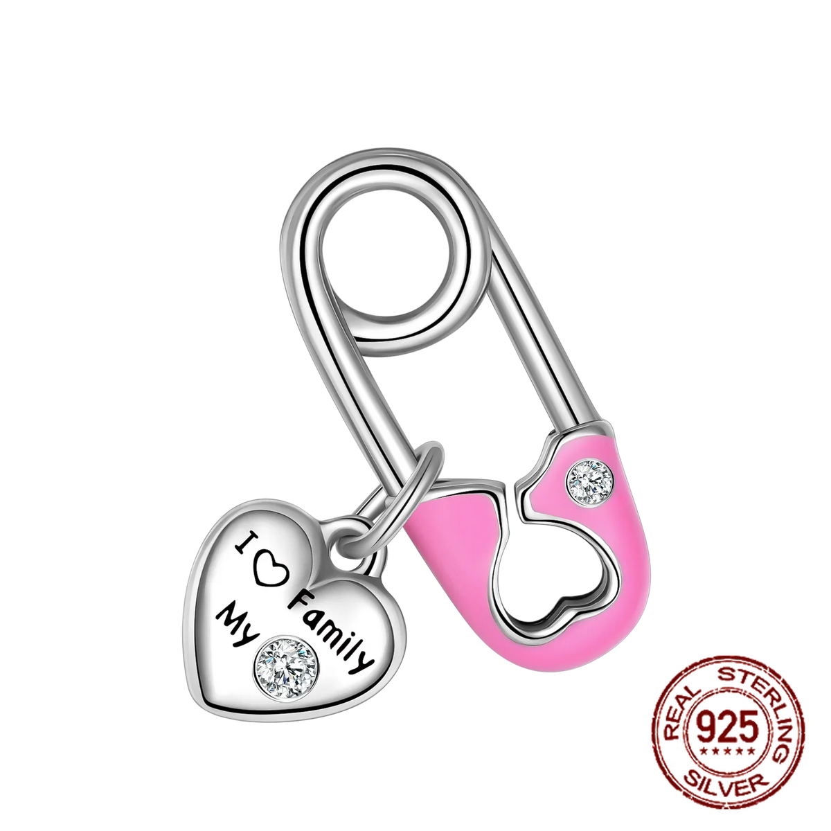 925 Sterling Silver Red Medicine Cabinet Pendant Charms