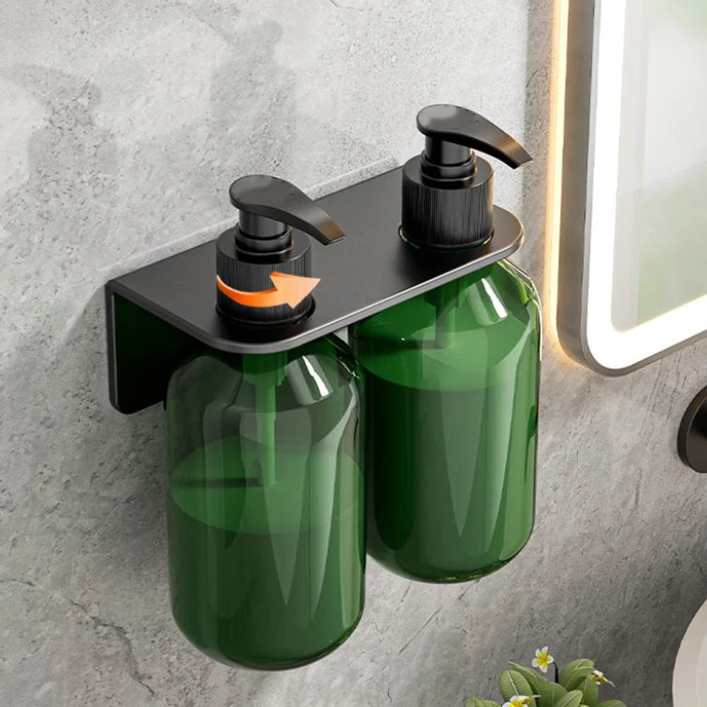 1pc Wall Mounted Stainless Steel Soap Dispenser Holder
