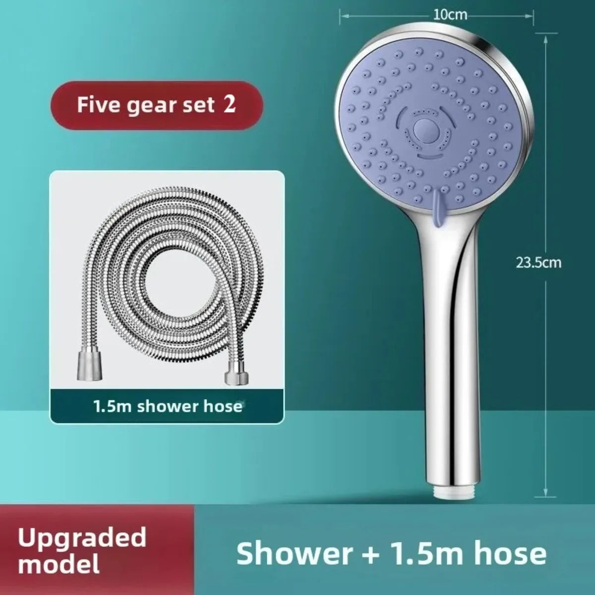 Modes Rain Shower Head High Pressure Hand Held