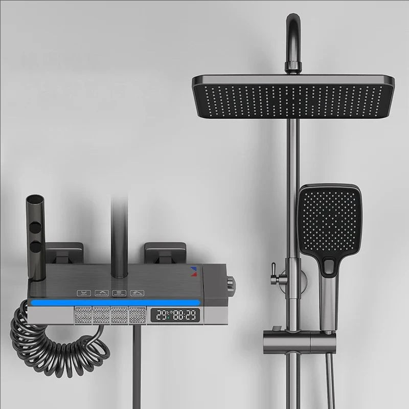 Oxg Brass Bathroom Faucet Thermostatic Shower Faucet Digital