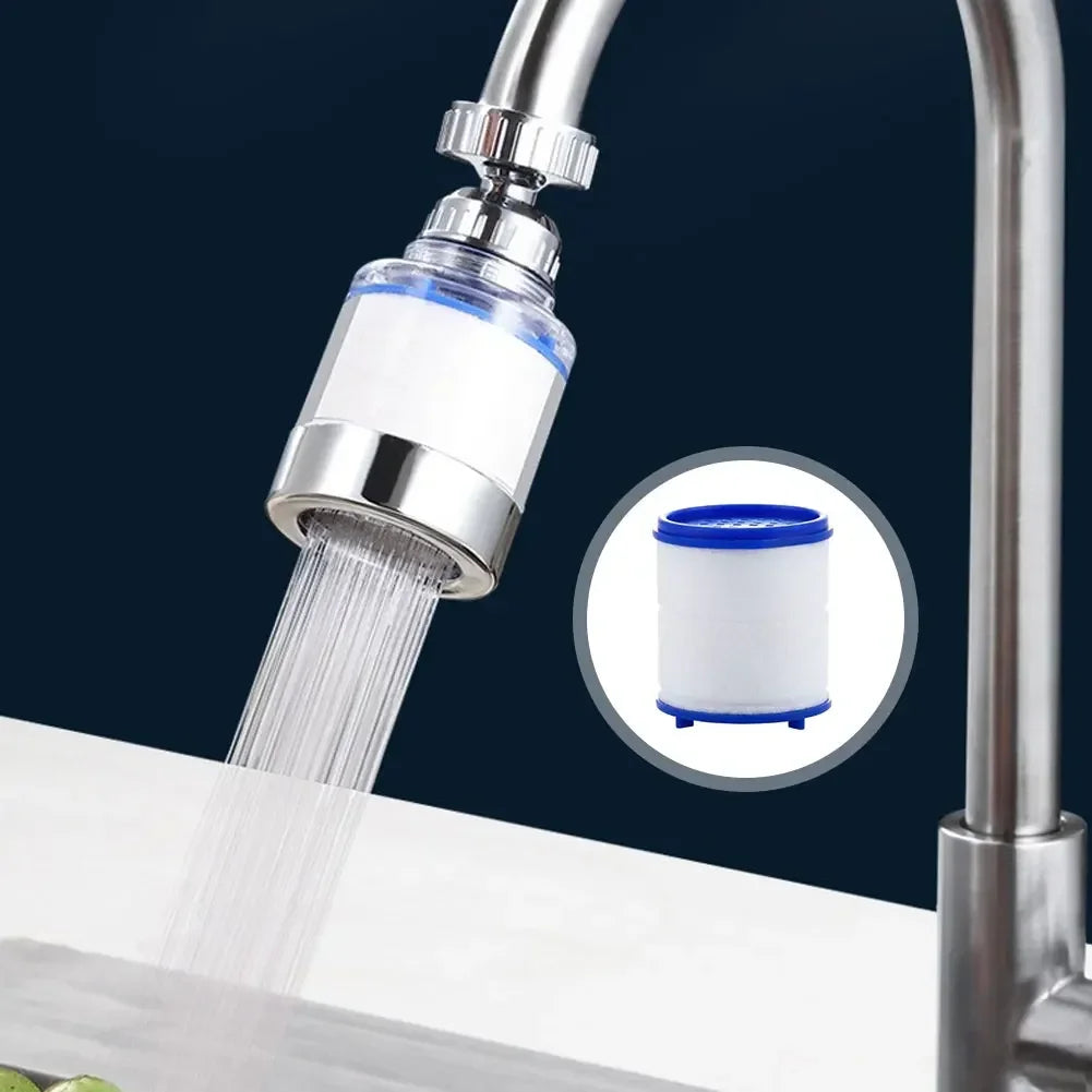 360 Degree Rotating Faucet Filters Bubbler Mount Anti-Splash