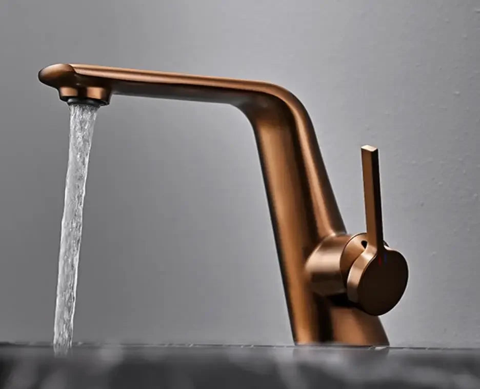 Brass White Or Brushed Gold Gray Modern Bathroom