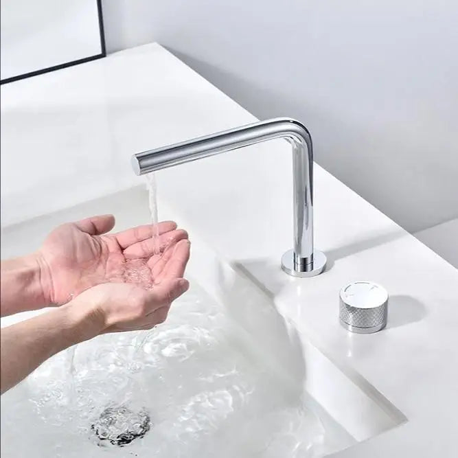 Brushed Rose Gold Basin Faucet Bathroom Bathtub Faucet