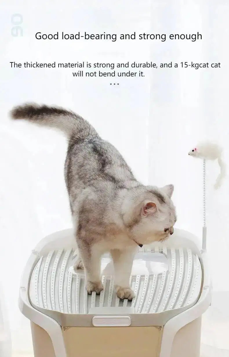 Cat Litter Basin Fully Enclosed Super Large Sand