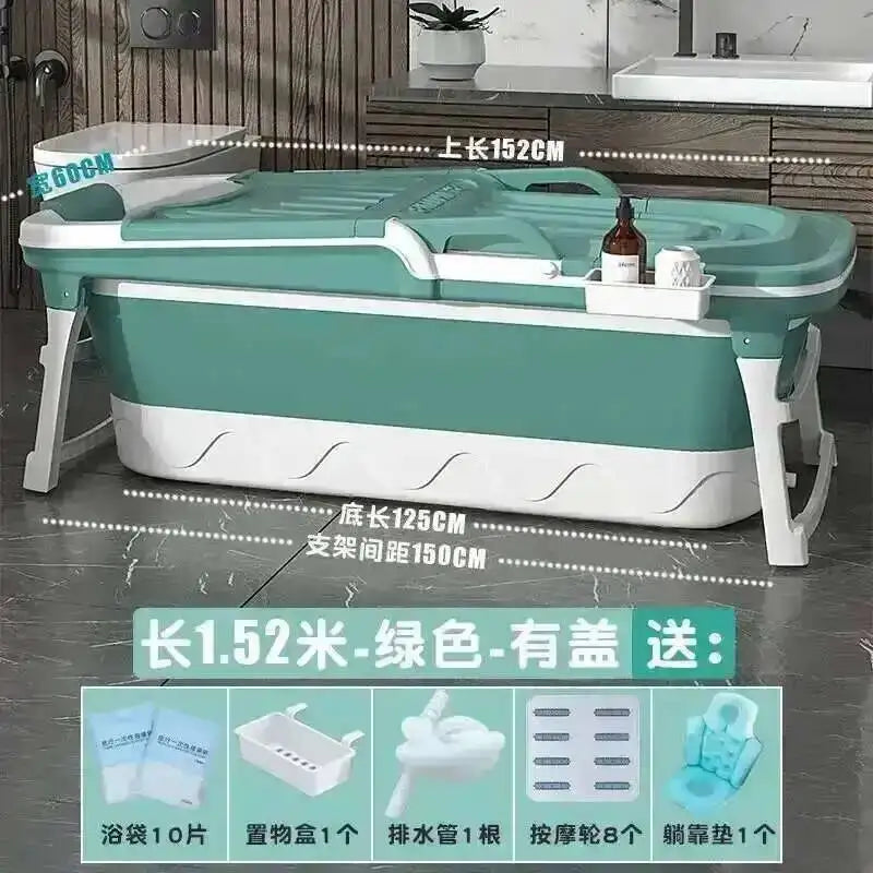 Tub Bathtubs Adult Folding Bathtub Foaming Simple Adult