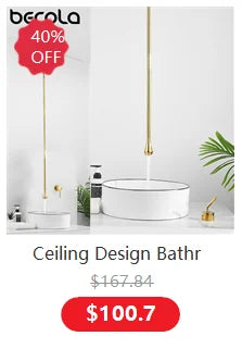 4pcs Brass Bathroom Bathtub Faucet Bath Faucet Deck