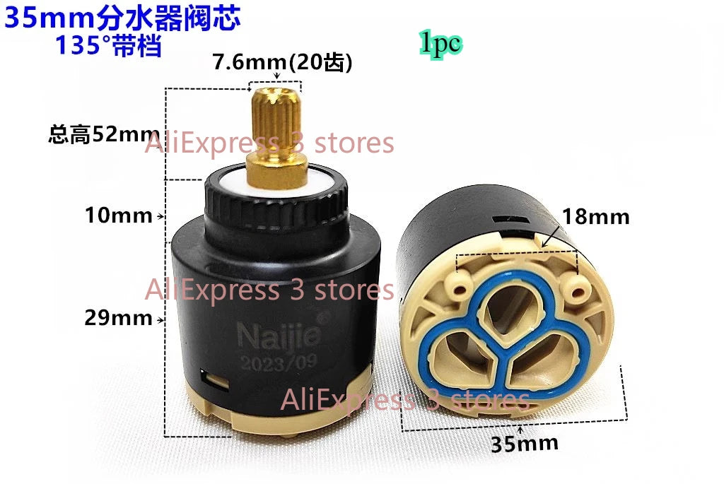 1pcs 28mm/35mm/40mm Water Mixer Tap Faucet Cartridge Ceramic