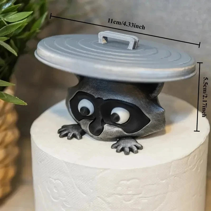 Fun Dog Raccoon Sheep Toilet Paper Holder Decor
