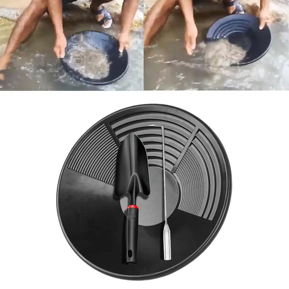Thickened Plastic Gold Pan Basin Outdoor Mining Prospecting