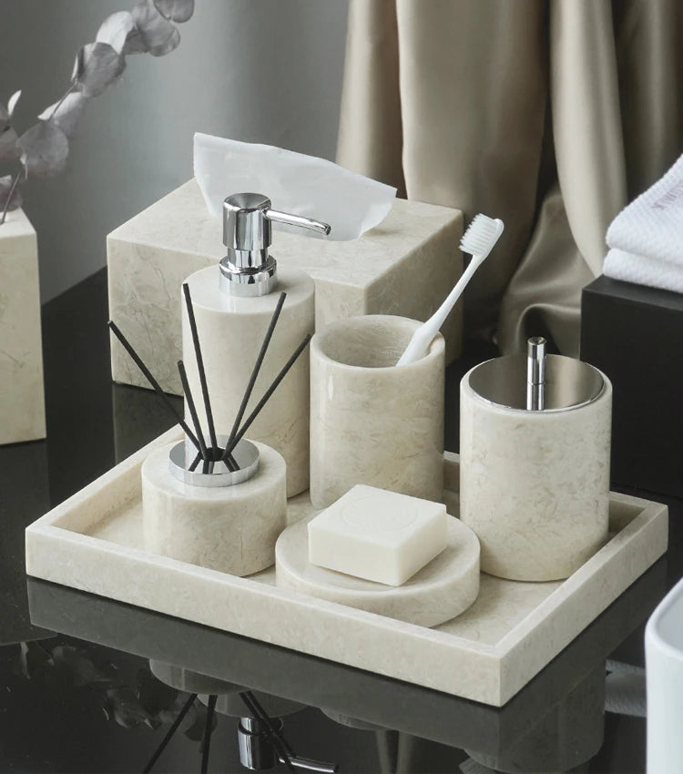 Crema Nuova Natural Marble Bathroom Elegent Soap Dish