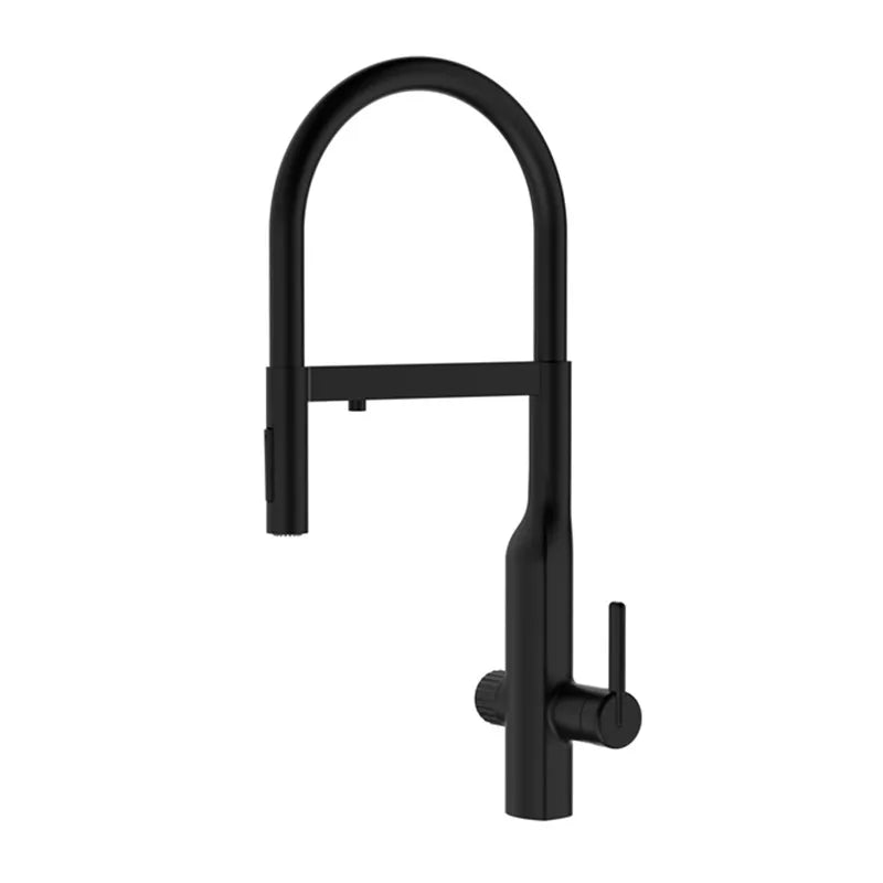 Brushed Rose Gold Brass Pull-Out Cold Water Hole