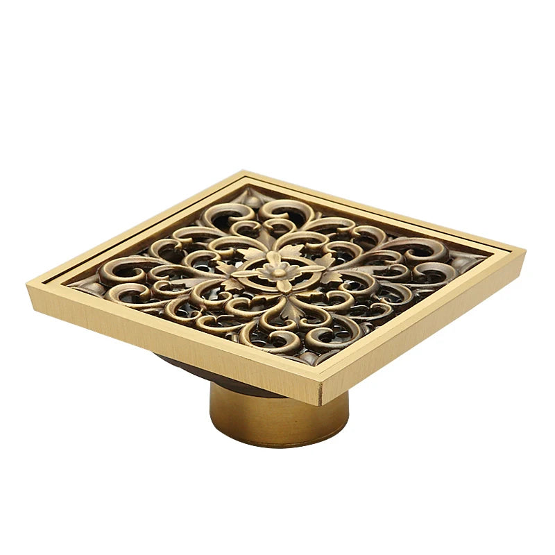 Brass Shower Drain Bathroom Floor Drain Washing Machine